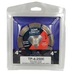 DDM Concut Diamond Wet Dry Tuck Point 4" Blade Angle Grinder Mortar Joints NEW